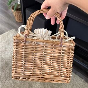 Portable Woven Storage Basket